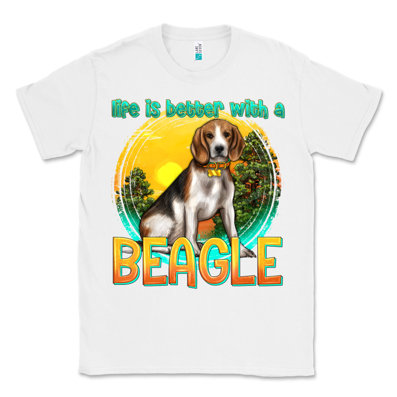 Life Is Better With A Beagle Classic Tee by texasbilliewilder | Teevron
