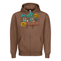 Chestnut small business hustler Zipper Hoodie - texasbilliewilder