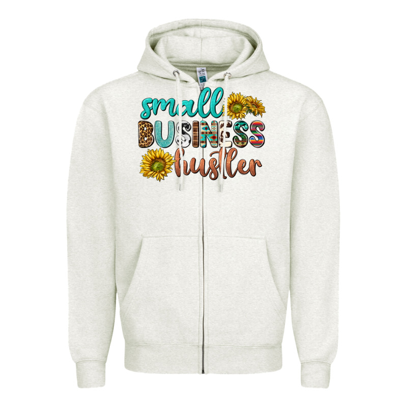 Small Business Hustler Zipper Hoodie by texasbilliewilder | Teevron