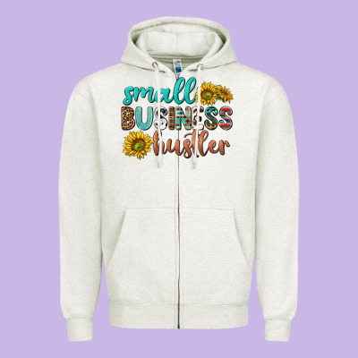 Zipper Hoodie small business hustler