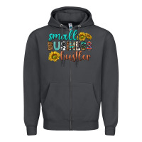 Smoke small business hustler Zipper Hoodie - texasbilliewilder