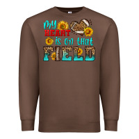 Chestnut my heart is on that field american football Premium Sweatshirt - HRA Design Shop