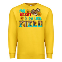 Lemon my heart is on that field american football Premium Sweatshirt - HRA Design Shop