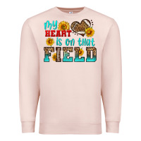 My Heart Is On That Field American Football Premium Sweatshirt | Teevron