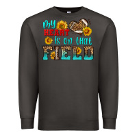 Smoke my heart is on that field american football Premium Sweatshirt - HRA Design Shop