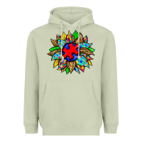 Matcha autism sunflower Heavyweight Hoodie - Zillion Design Studio