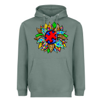 Sage autism sunflower Heavyweight Hoodie - Zillion Design Studio