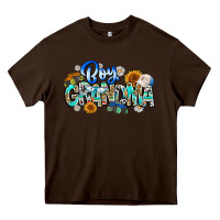 Chocolate Brown boy grandma Heavy Core Tee - CowhideDigitalArt