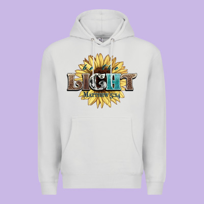 Be The Light Matthew Premium Hoodie Designed By Nancycooperartshop