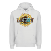 Dove Grey be the light matthew Premium Hoodie - NancyCooperArtShop