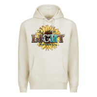Oatmeal Heather be the light matthew Premium Hoodie - NancyCooperArtShop
