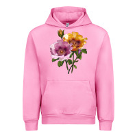 Fuchsia Pink In Your Eyes Rose Urban Hoodie - LillyAllenDesigns