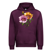 Mauve Wine In Your Eyes Rose Urban Hoodie - LillyAllenDesigns