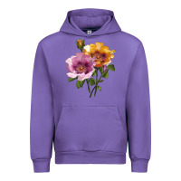 Tulip In Your Eyes Rose Urban Hoodie - LillyAllenDesigns