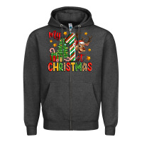 Charcoal Heather my first christmas Zipper Hoodie - Zillion Design Studio