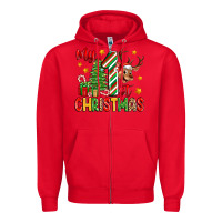 Red my first christmas Zipper Hoodie - Zillion Design Studio