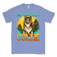 Colony Blue life is better with a collie Classic Tee - texasbilliewilder