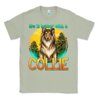 Matcha life is better with a collie Classic Tee - texasbilliewilder