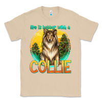 Mushroom life is better with a collie Classic Tee - texasbilliewilder