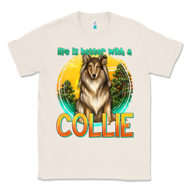 Life Is Better With A Collie Classic Tee by texasbilliewilder | Teevron