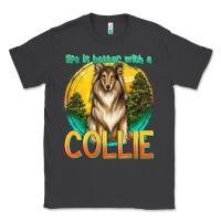 Smoke life is better with a collie Classic Tee - texasbilliewilder