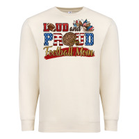 Sandshell loud and proud football mom Premium Sweatshirt - HRA Design Shop