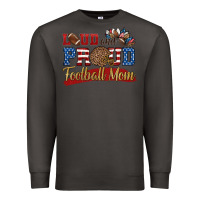 Smoke loud and proud football mom Premium Sweatshirt - HRA Design Shop