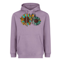 Lavender western sunflowers Heavyweight Hoodie - RanaPortraitStore
