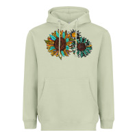 Matcha western sunflowers Heavyweight Hoodie - RanaPortraitStore