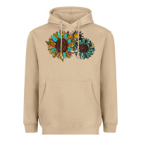 Mushroom western sunflowers Heavyweight Hoodie - RanaPortraitStore