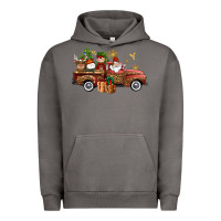 Pigment Tornado Christmas Truck Elf Santa snowman reindeer Urban Hoodie - NancyCooperArtShop