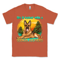 Copper life is better with a german shepherd Classic Tee - texasbilliewilder