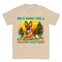 Mushroom life is better with a german shepherd Classic Tee - texasbilliewilder
