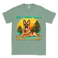 Sage life is better with a german shepherd Classic Tee - texasbilliewilder