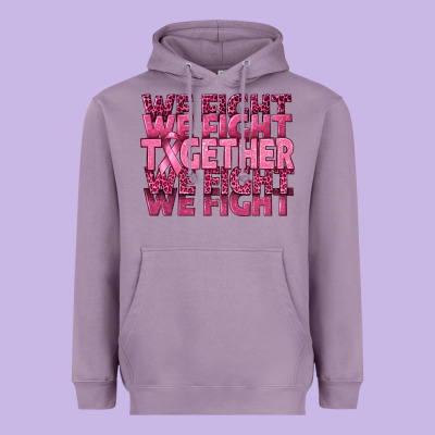 Together We Fight Heavyweight Hoodie Designed By Texasbilliewilder