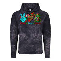 Cloud Black peace love tequila Vintage Hoodie - AdoDesignShop