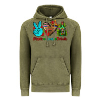 Vintage Olive peace love tequila Vintage Hoodie - AdoDesignShop