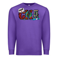 Purple cna Premium Sweatshirt - CowhideDigitalArt