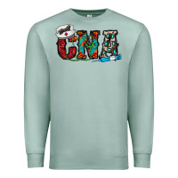 Seafoam cna Premium Sweatshirt - CowhideDigitalArt