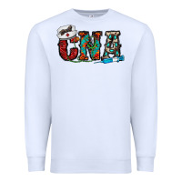 White cna Premium Sweatshirt - CowhideDigitalArt