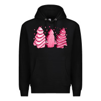 Black pink Christmas cakes Premium Hoodie - Jasminsmagicworld