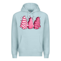 Blue Mist pink Christmas cakes Premium Hoodie - Jasminsmagicworld