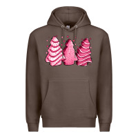 Coffee pink Christmas cakes Premium Hoodie - Jasminsmagicworld