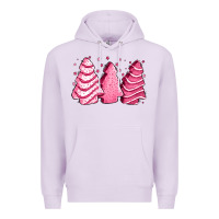 Lilac pink Christmas cakes Premium Hoodie - Jasminsmagicworld