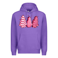 Purple pink Christmas cakes Premium Hoodie - Jasminsmagicworld