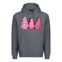 Rock pink Christmas cakes Premium Hoodie - Jasminsmagicworld