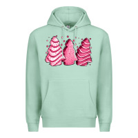 Seafoam pink Christmas cakes Premium Hoodie - Jasminsmagicworld