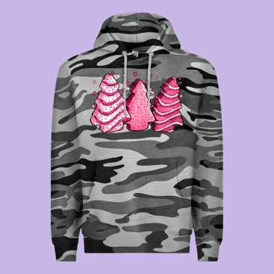 Pink Christmas Cakes Premium Hoodie Designed By Jasminsmagicworld