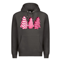 Smoke pink Christmas cakes Premium Hoodie - Jasminsmagicworld