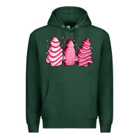 Sports Green pink Christmas cakes Premium Hoodie - Jasminsmagicworld